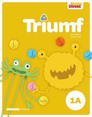 Matte Direkt Triumf 1A Elevbok blå – Omslag
