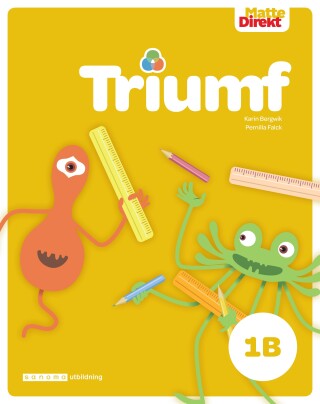 Matte Direkt Triumf 1B Elevbok grön – Omslag