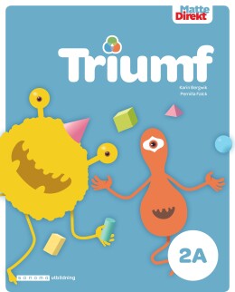 Matte Direkt Triumf 2A Elevbok blå – Omslag