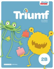 Matte Direkt Triumf 2B Elevbok blå – Omslag