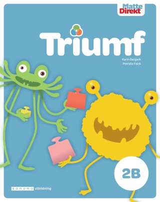 Matte Direkt Triumf 2B Elevbok grön – Omslag