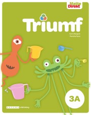 Matte Direkt Triumf 3A Elevbok grön – Omslag