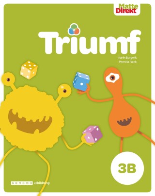Matte Direkt Triumf 3B Elevbok röd – Omslag