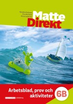 Matte Direkt 6B Arbetsblad, prov och aktiviteter (pdf) - Omslag