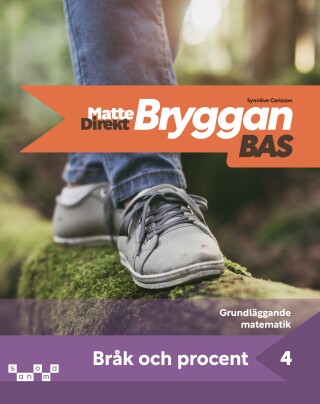 Bryggan Bas - Bråk och procent – Omslag